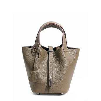 Cowhide Muse Bucket Bag - Aspire Alley