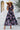 Devine Smocked Floral V-Neck Short Sleeve Dress - Aspire Alley