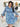 Floral Long Sleeve Midi Dress - Aspire Alley