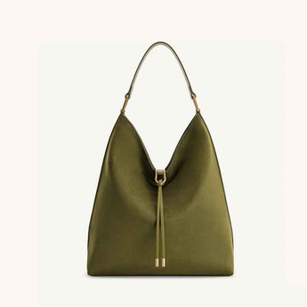 LuxeSlouch Genuine Leather Tote Bag