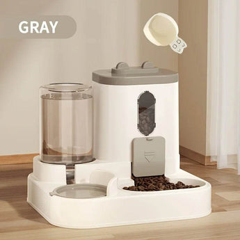 PawTwin Auto Feeder automatic dual pet feeder with two bowls for cats and dogs by Aspire Alley