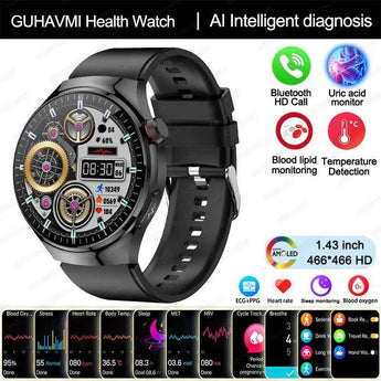 Health Smartwatch with Bluetooth Calling - Aspire Alley