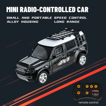 Mini Alloy RC Car 1:64 Remote Control Racer - Aspire Alley