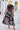 Devine Smocked Floral V-Neck Short Sleeve Dress - Aspire Alley