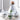 Modern Hexa-Line Glass Beverage Bottle - Aspire Alley