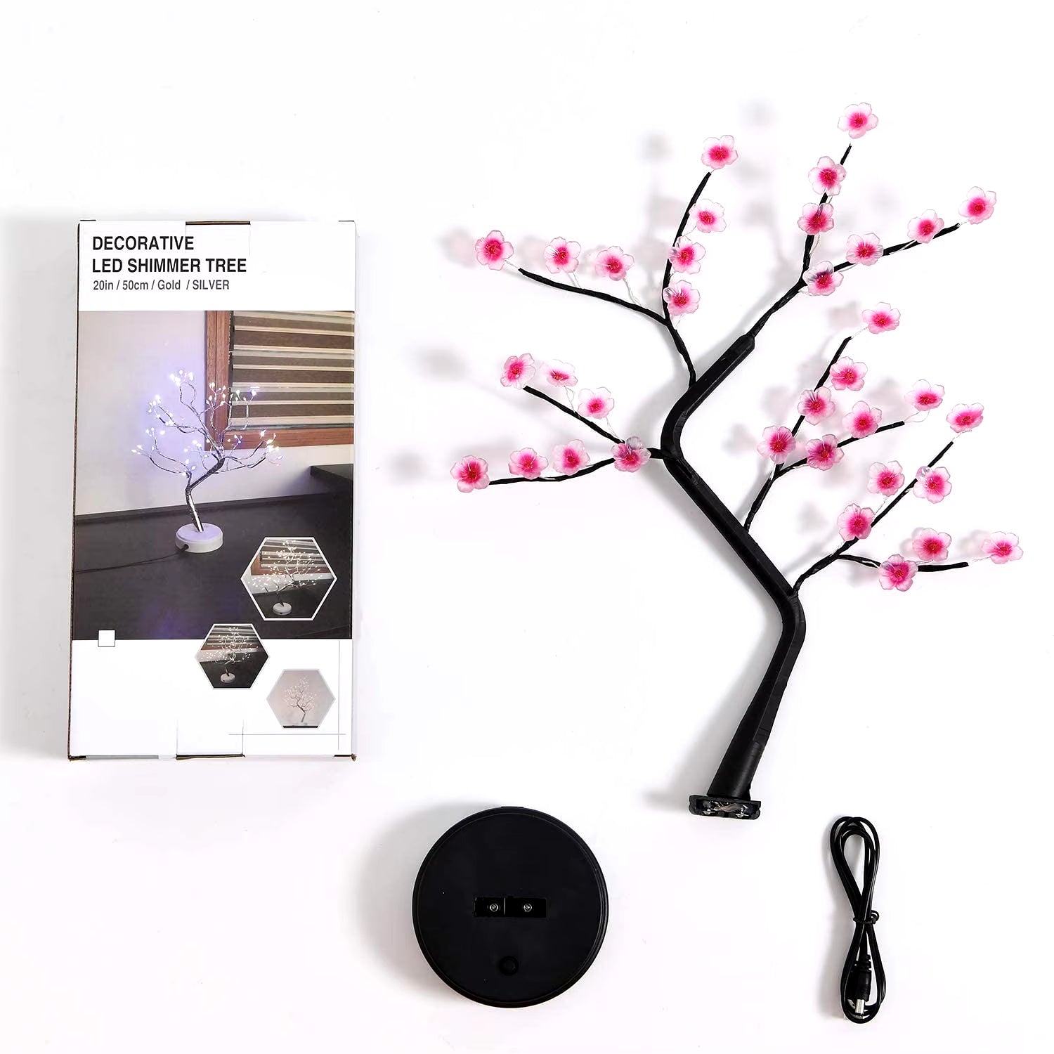 Bonsai Cherry Blossom LED Lamp