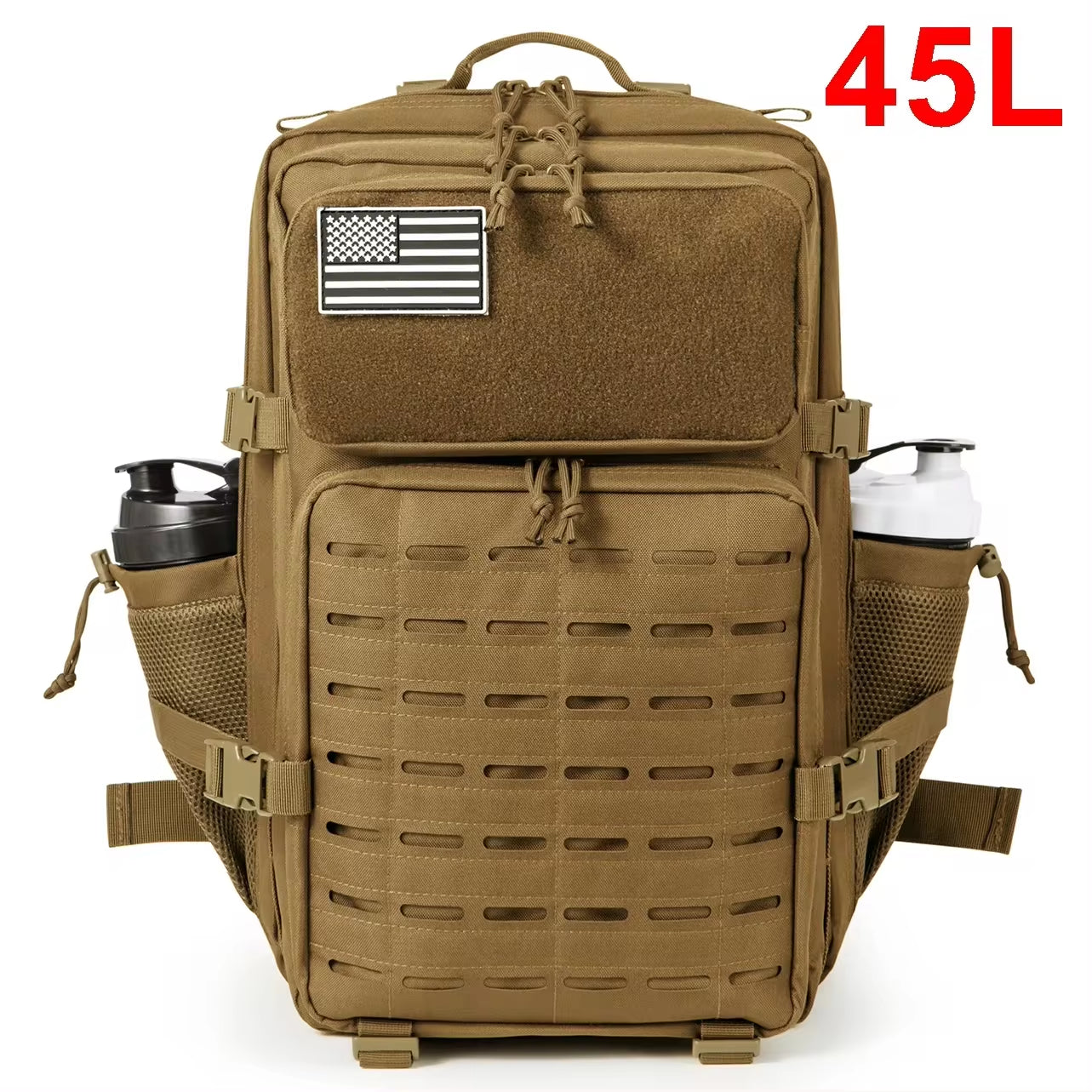 Tactical Backpack with Bottle Holder 25L/45L 