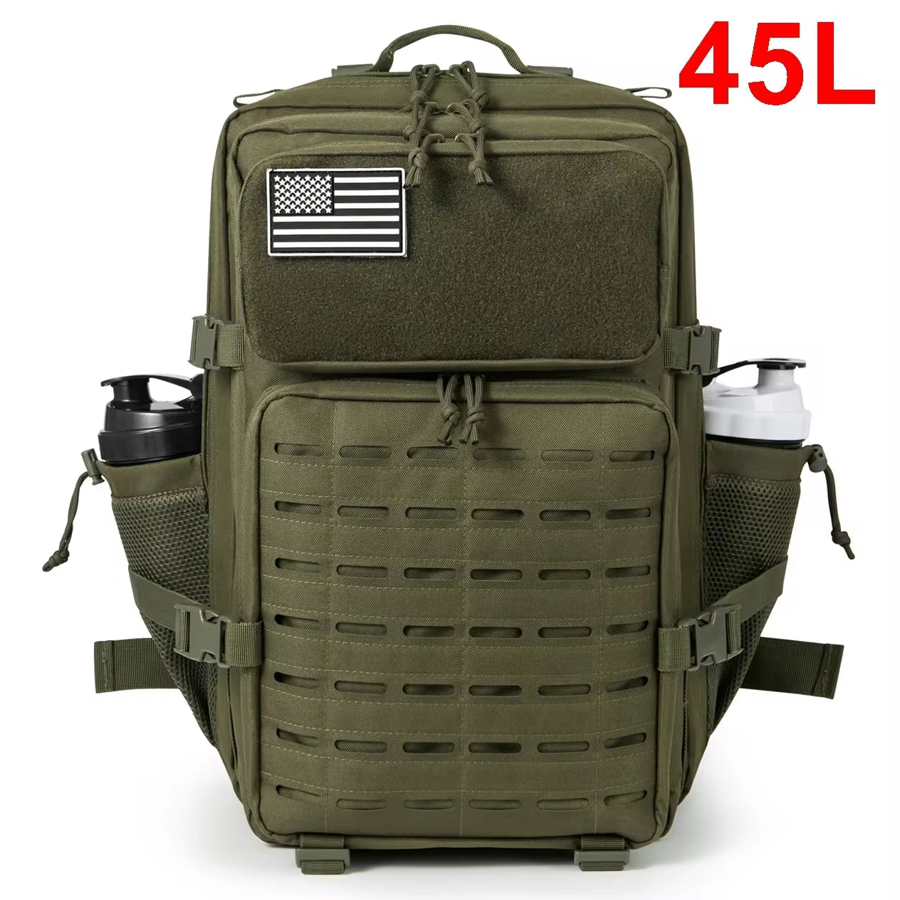 Tactical Backpack with Bottle Holder 25L/45L 