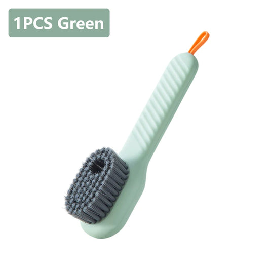 Dual-Use Liquid Shoe & Clothes Brush