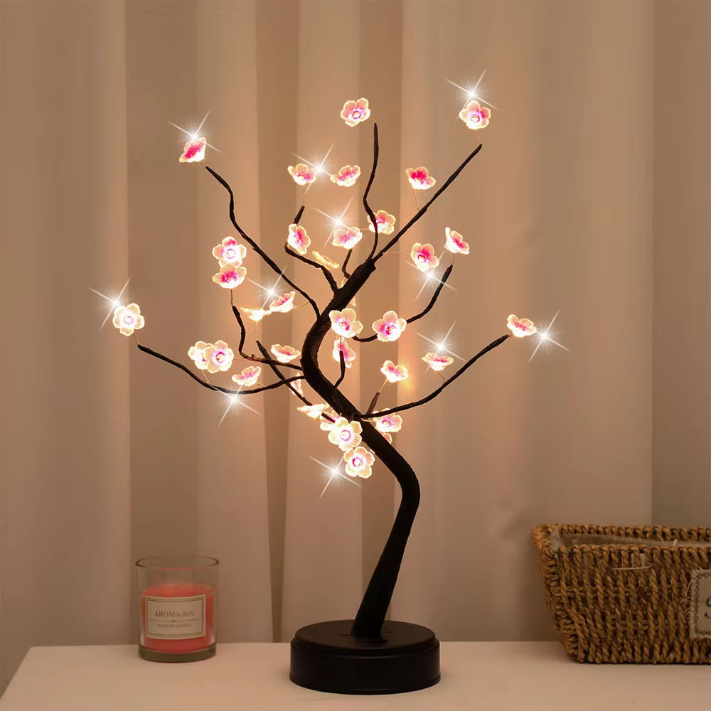 Bonsai Cherry Blossom LED Lamp