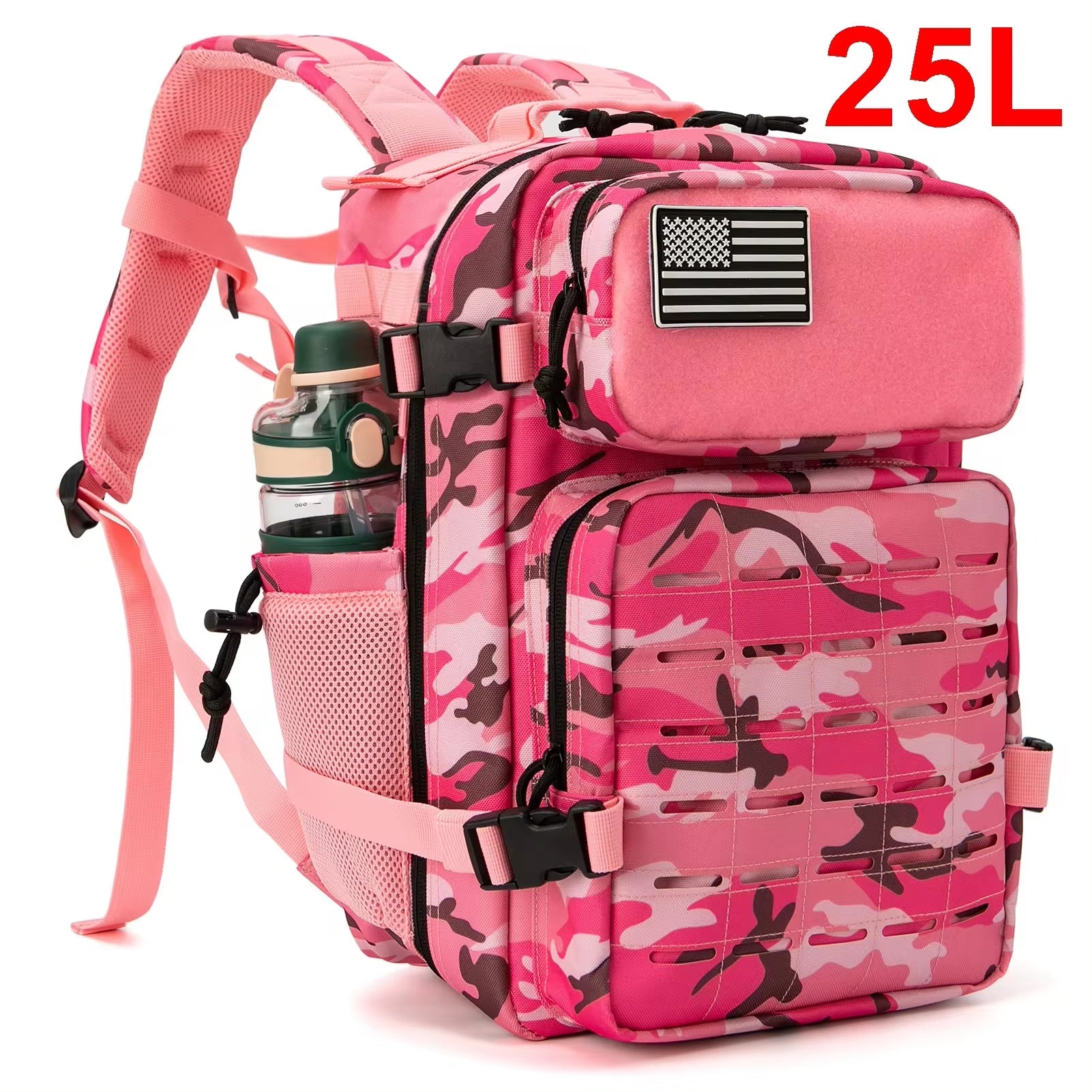 Tactical Backpack with Bottle Holder 25L/45L 