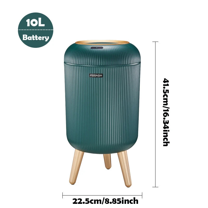 Motion Sensor Automatic Trash Can, Small Plastic Smart Bin