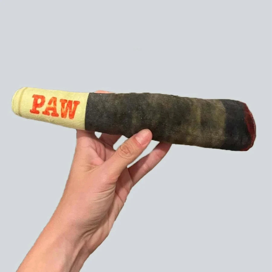 Cigar Squeaky Dog Toy