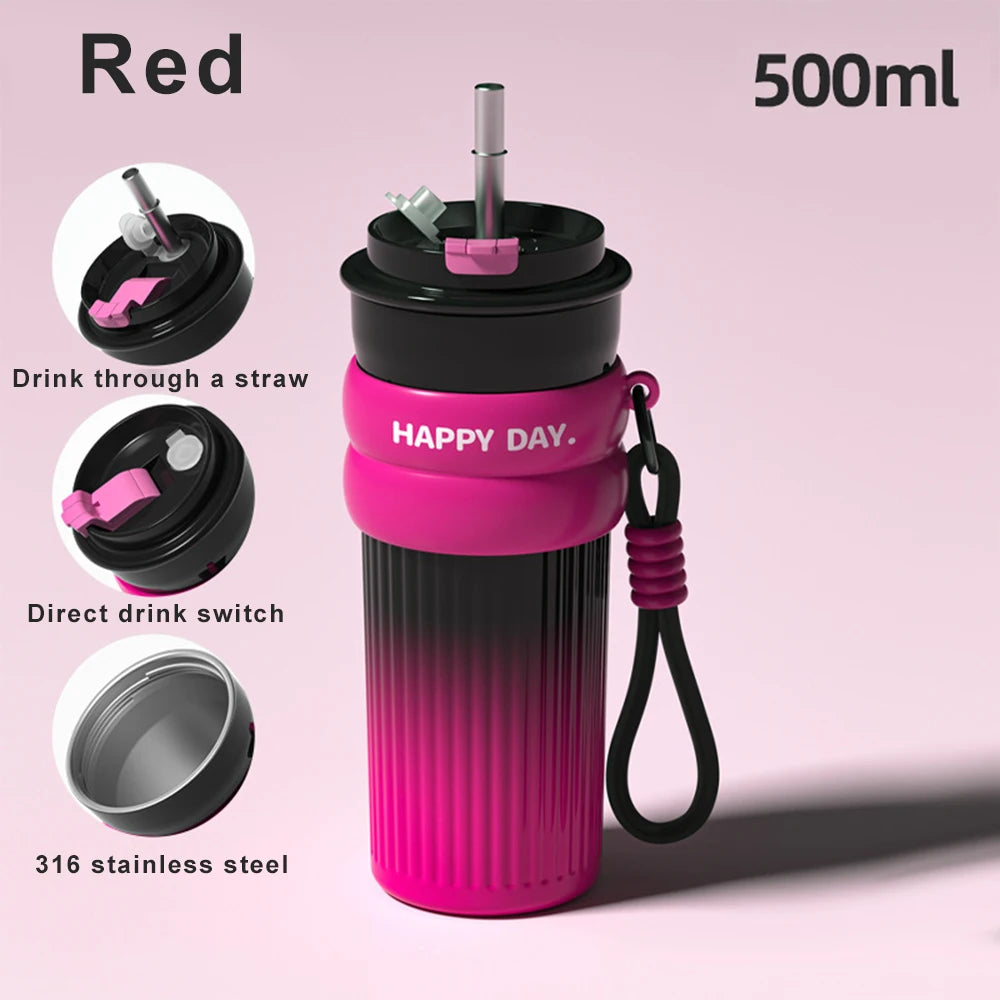 Stainless Steel Thermos Travel Mug for Girls