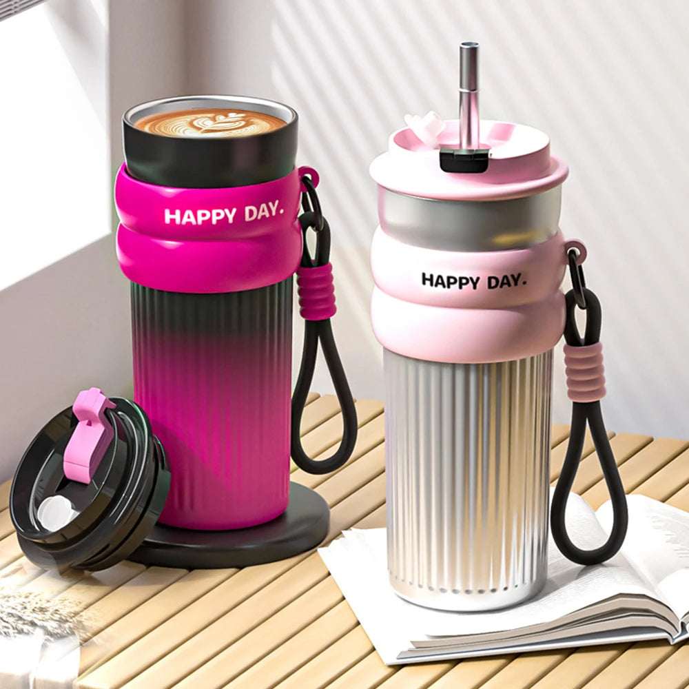 Stainless Steel Thermos Travel Mug for Girls