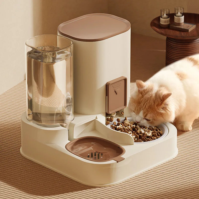 Pet Water Dispenser & Food Container