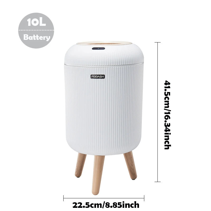 Motion Sensor Automatic Trash Can, Small Plastic Smart Bin