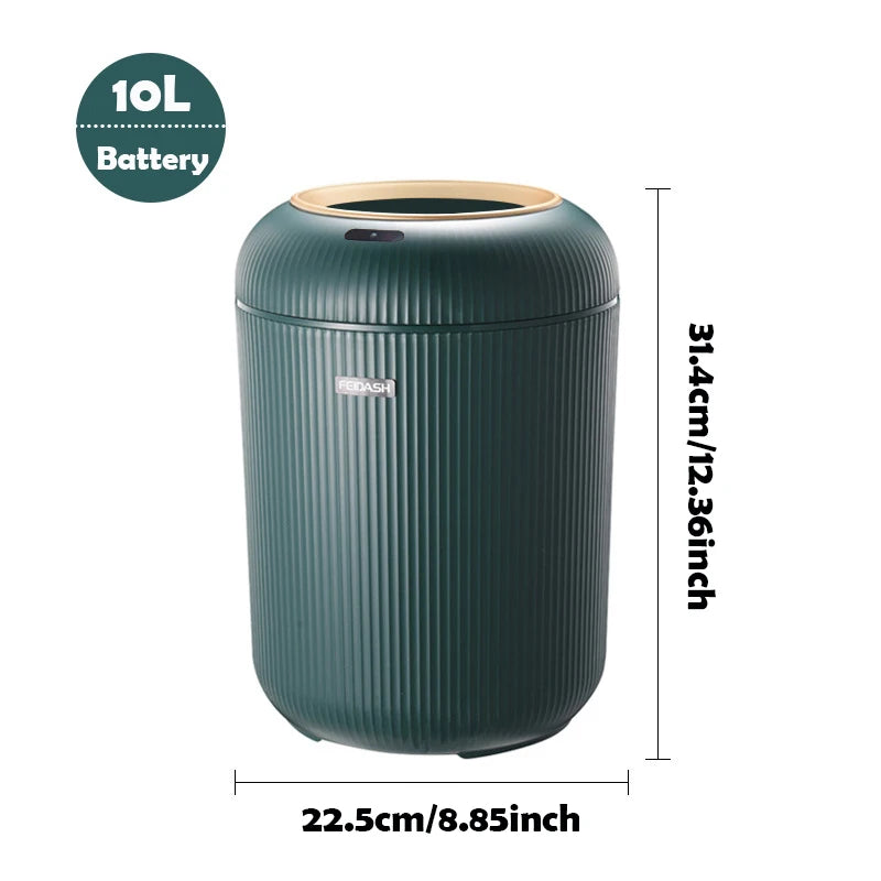 Motion Sensor Automatic Trash Can, Small Plastic Smart Bin