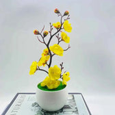 Artificial Plum Blossom Potted Plant - Aspire Alley