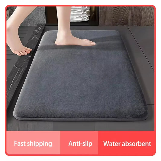 Super Absorbent Coral Velvet Mat