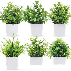 Artificial Eucalyptus Bonsai Plant - Realistic Faux Greenery - Aspire Alley