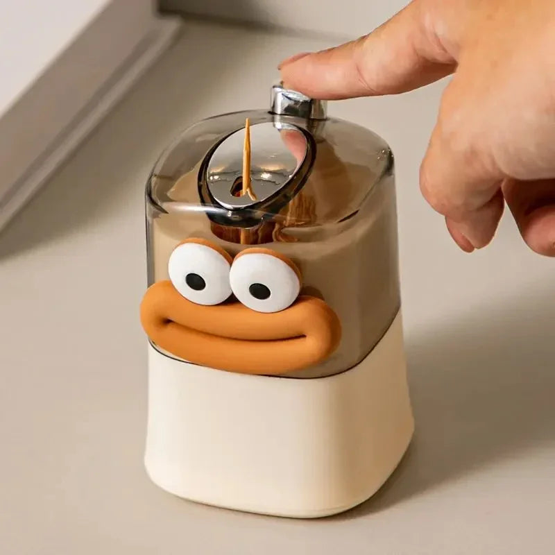 Auto Pop-Up Toothpick Holder