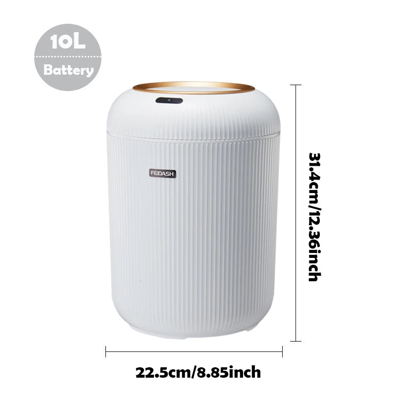 Motion Sensor Automatic Trash Can, Small Plastic Smart Bin