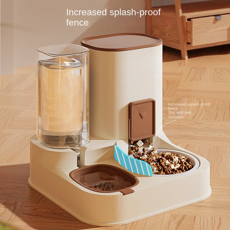 Pet Water Dispenser & Food Container