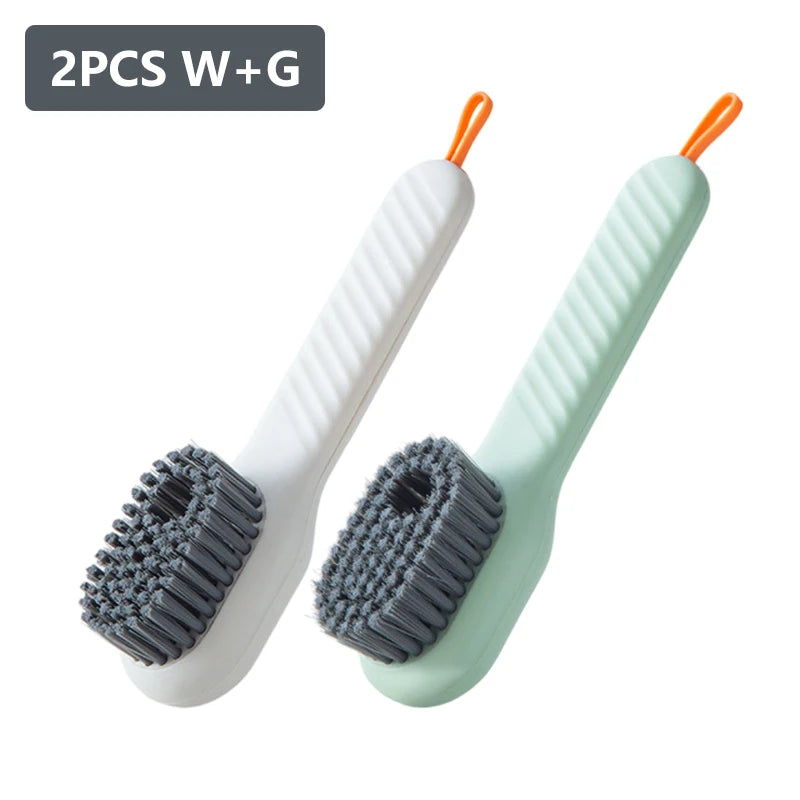 Dual-Use Liquid Shoe & Clothes Brush