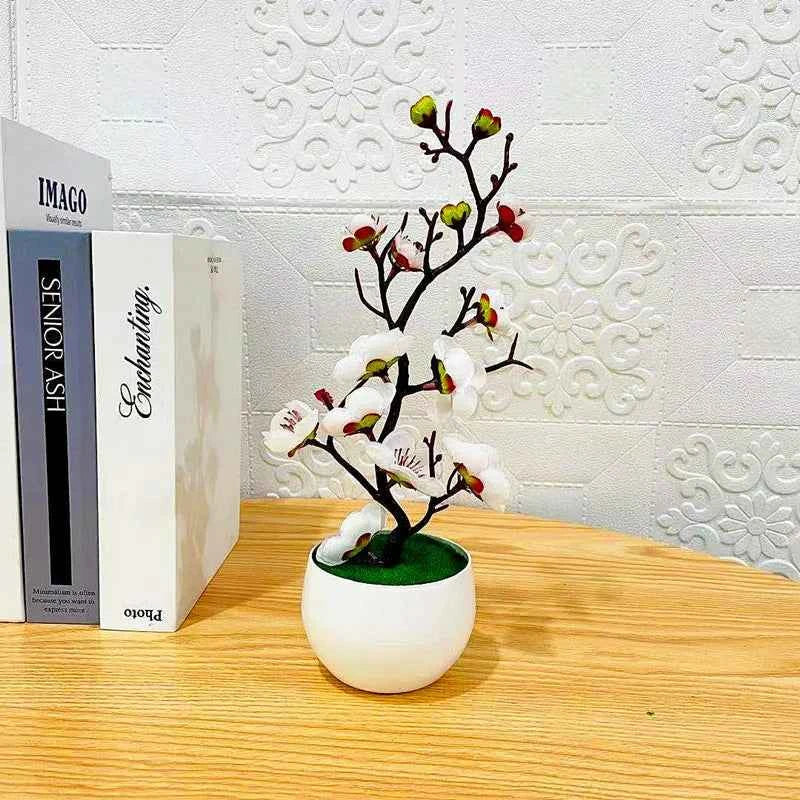plum blossom indoor plant Artificial Plum Blossom Potted Plant