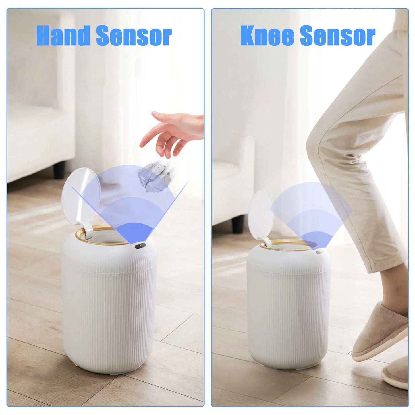 Motion Sensor Automatic Trash Can, Small Plastic Smart Bin