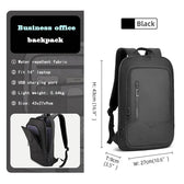 SlimCharge Pro laptop backpack with USB charging port and slim modern design
