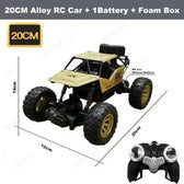 TerraRider 4WD RC Monster Truck driving on rough terrain with large off-road tires - Aspire Alley