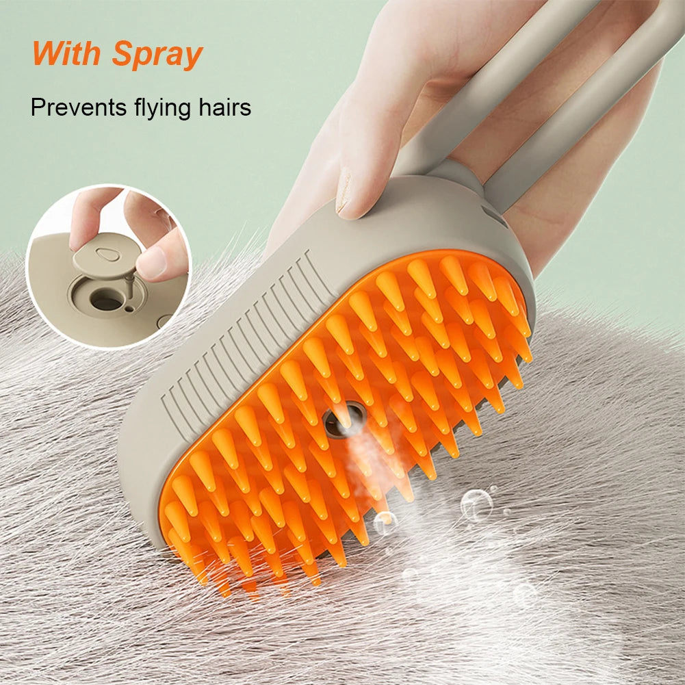 PetGroom 3-in-1 Electric Steam Brush