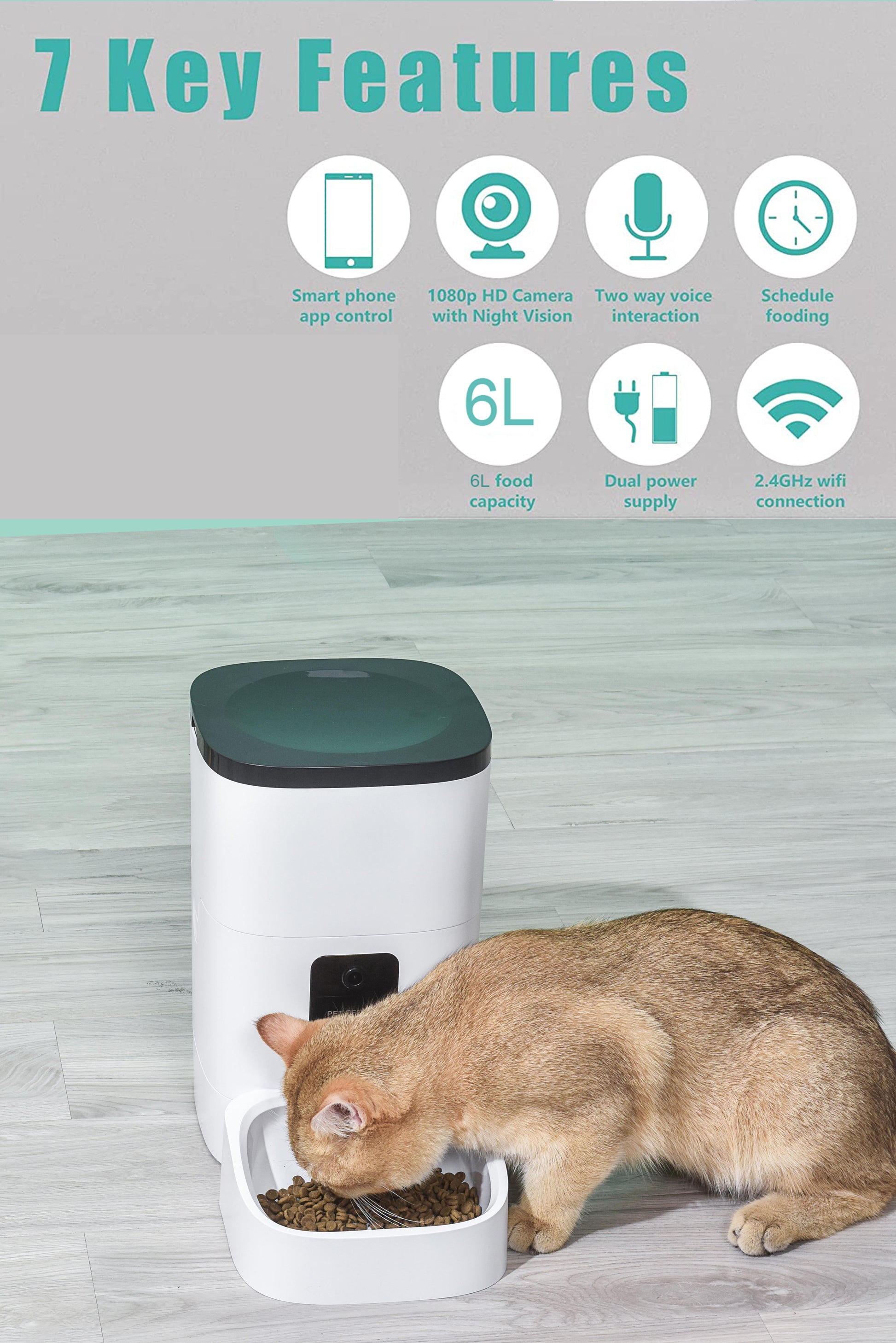 Smart Pet Feeder 6L