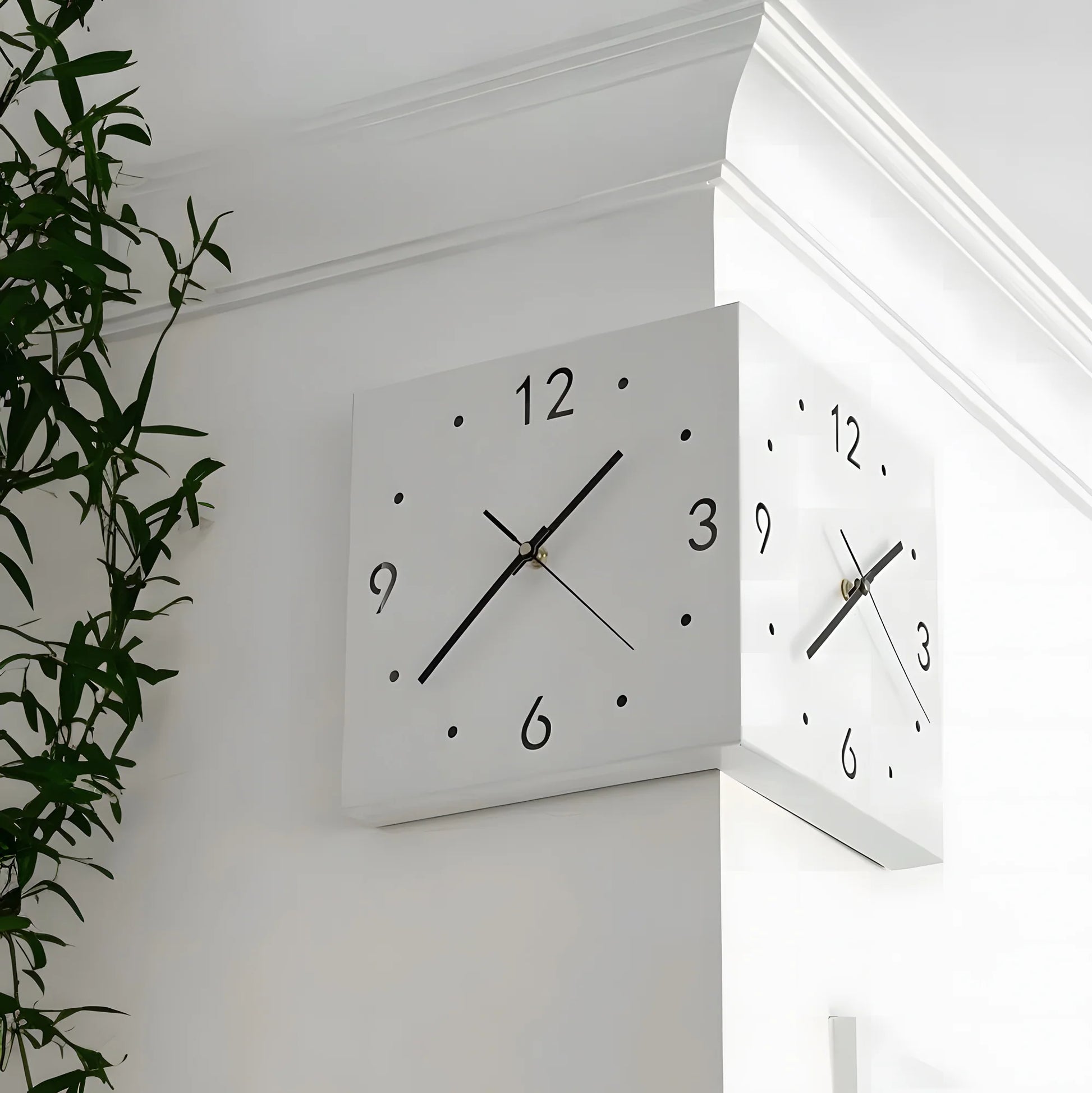 EchoGlow Corner Clock