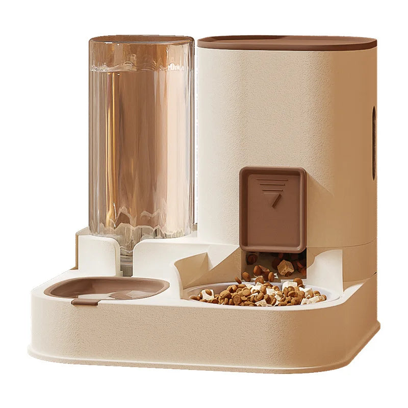 Pet Water Dispenser & Food Container